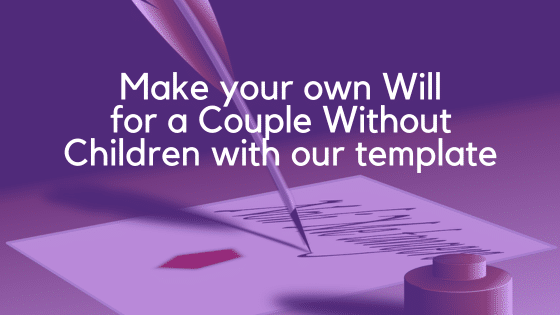 Will For Couple Without Children (Married or Unmarried) template