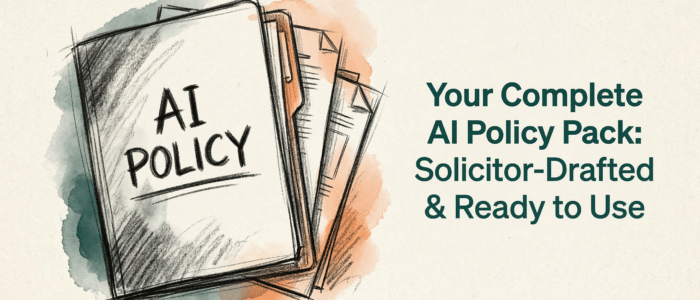 Generative AI policy template pack for UK companies and HR departments, including legal document download