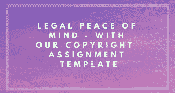 Copyright Assignment Template Image Banner