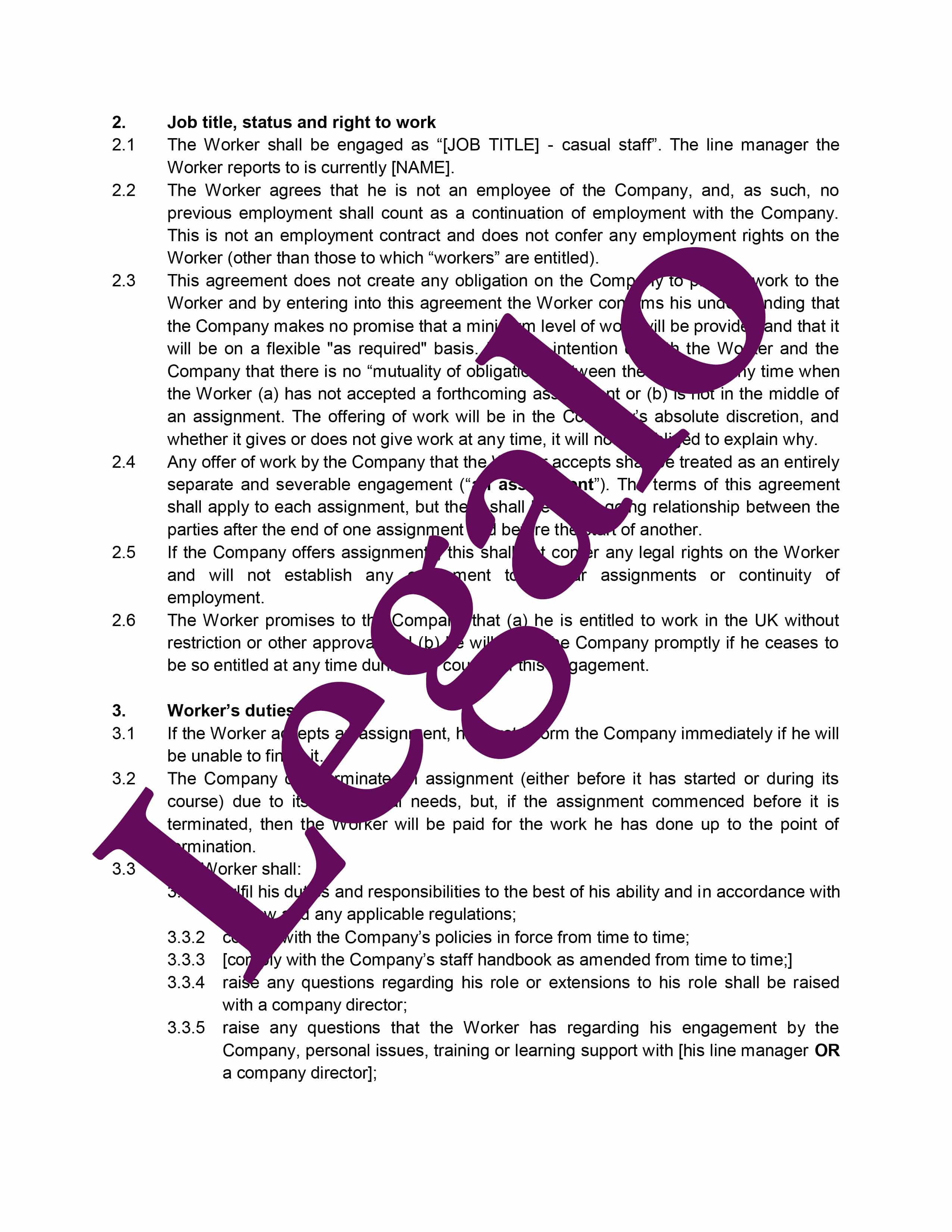 Zero Hours Contract Template Legalo Limited United Kingdom zero-hours-contract-template-legalo-limited-united-kingdom