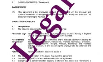 Employment Contract (Fixed Term) preview 1 image