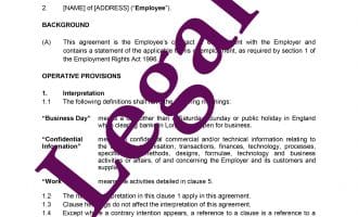 Employment Contract (Fixed Term) preview 1 image