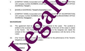 Licence to assign preview image page 1