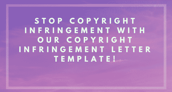 Copyright Infringement Letter Banner Image