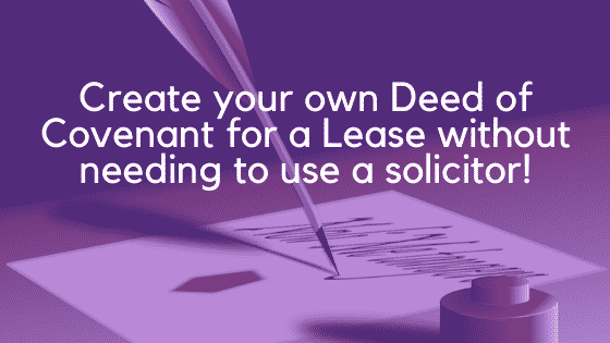 Deed of covenant for a lease image 3