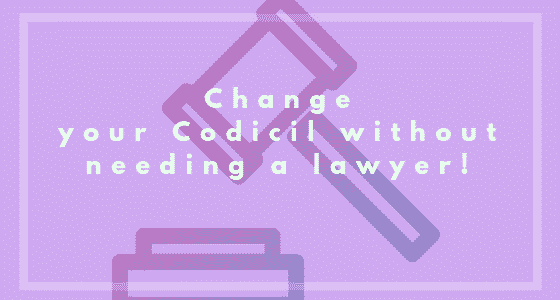 Change Your Codicil Without a Lawyer Image