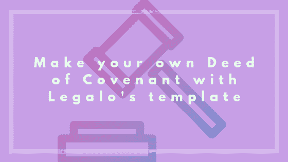 Deed of covenant image