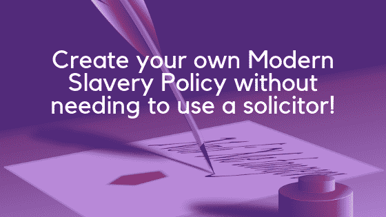 Modern slavery policy image