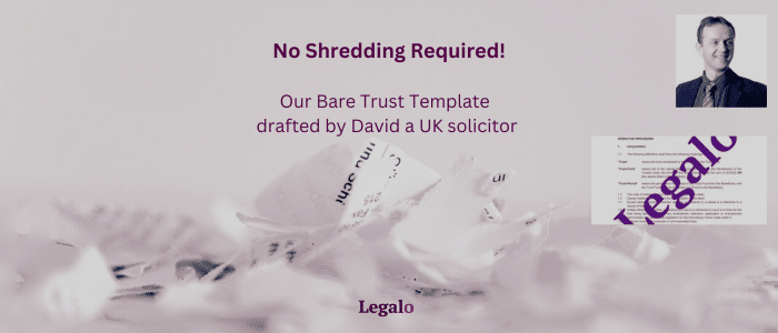 Bare Trust Deed Template Image