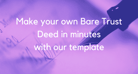 Bare trust deed image