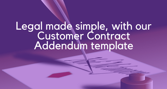 Customer Contract Addendum image 1