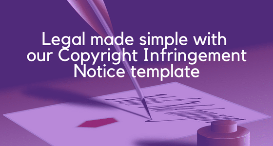 Copyright Infringement Notice letter image 2
