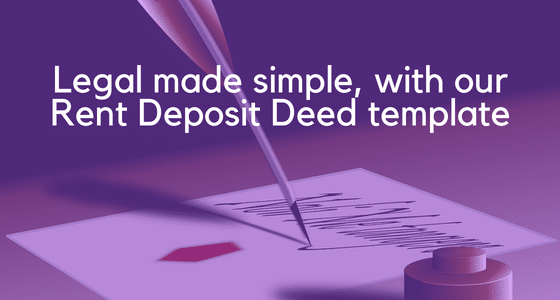 Rent Deposit Deed Image 1