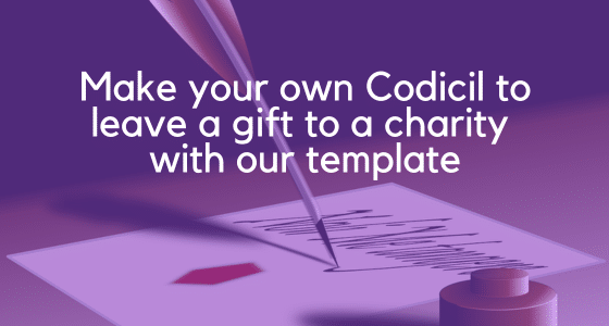 Codicil to leave gift to charity image 2