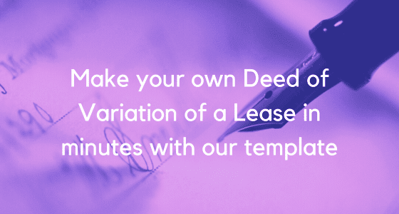 Deed of variation of a lease image 2