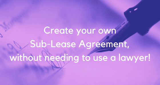 Sub-lease agreement image 1