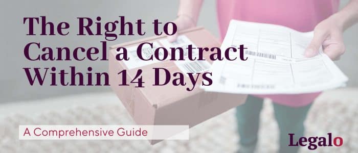 Cooling Off Period Right to Cancel Contract 14 Days Guide Header Image