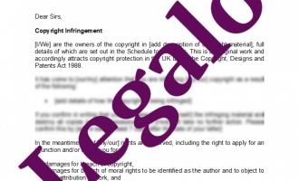 Copyright Infringement Notice Template