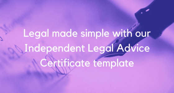 Independent legal advice certificate image 2