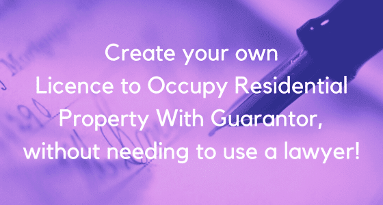 Licence to Occupy Residential Property With Guarantor image 3