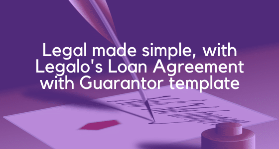Loan agreement with guarantor image 1