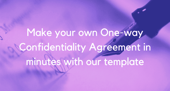 One-way Confidentiality Agreement image 2