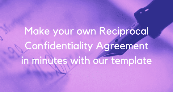Reciprocal confidentiality agreement image 2