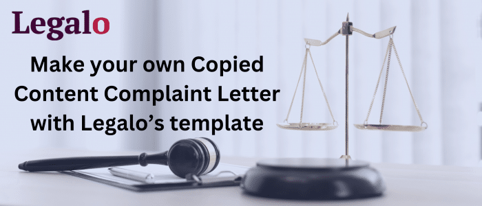 Copied Content Complaint Letter image 3