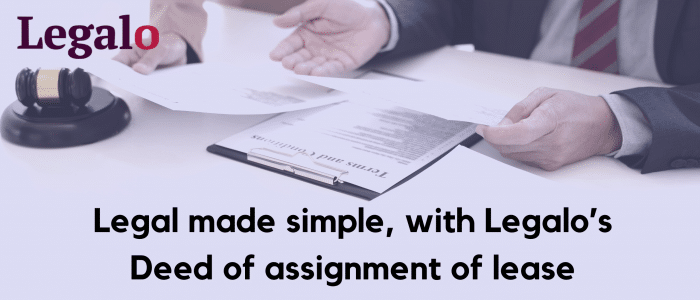 Deed of assignment of lease image 2