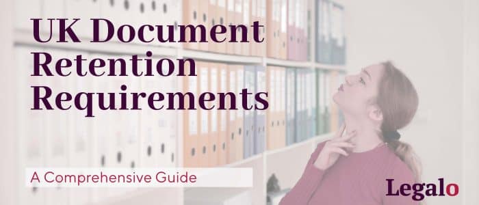 Header image for UK Document Retention Requirements guide