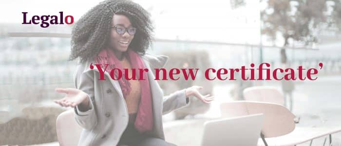 Company Change of Name Certificate Image